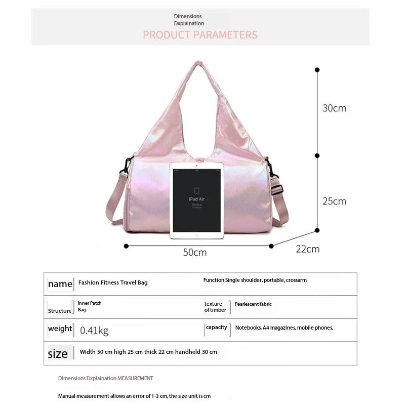 Pearlescent Fitness Bag