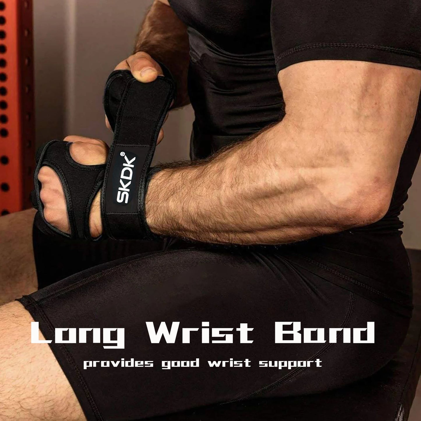 Weight Lifting Gloves with Wrist Wrap