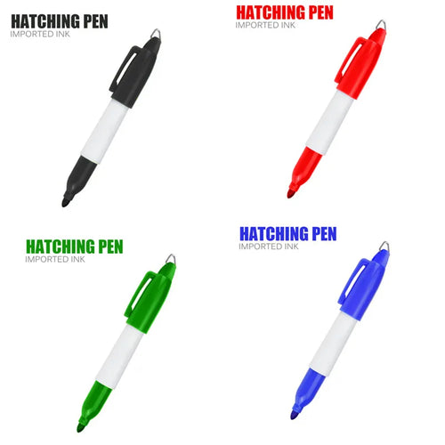 Golf Ball Liner Marker Template and Marker