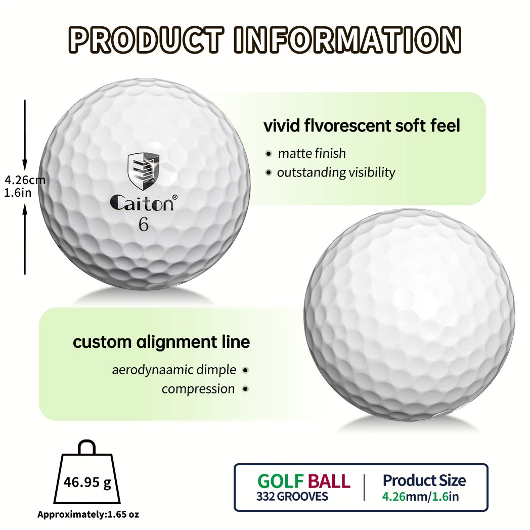 3-Layer Golf Balls 100 pcs