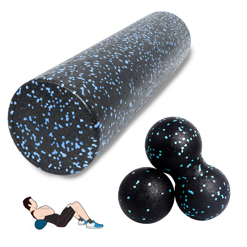 Foam Roller and Massage Ball Set